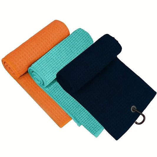 Microfiber Tri-fold Golf Towel - 1 Piece (13 Entries)